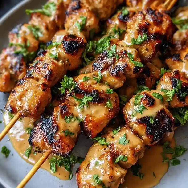 Bang Bang Chicken Skewers