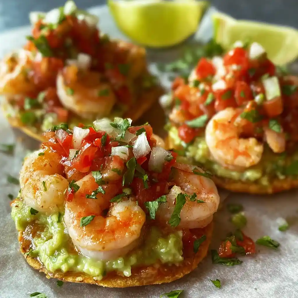 Bang Bang Shrimp Tostadas