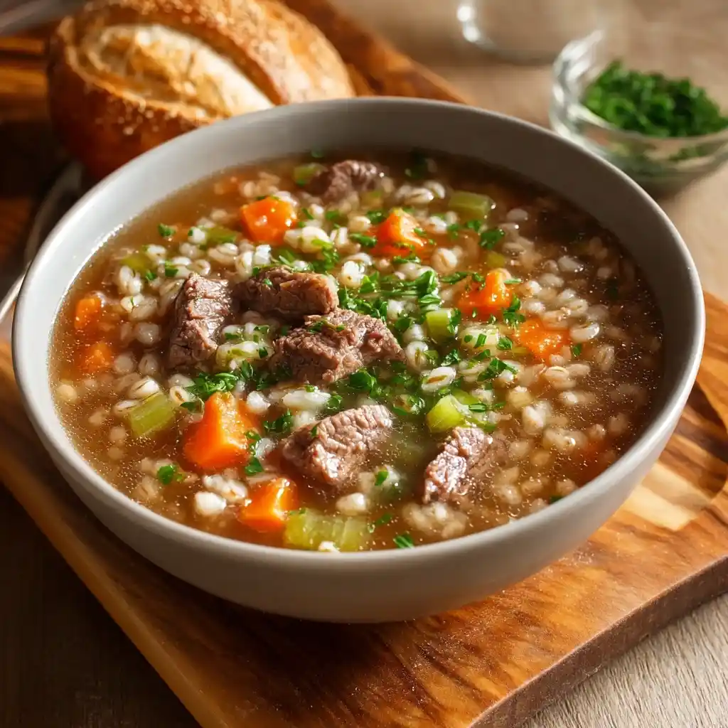 Beef and Barley Soup Recipe