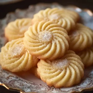 Perfect 3-Ingredient Butter Cookies in Just 3 Steps