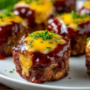 30-Min Quick Recipe: Cheesy Stuffed Meatloaf Bites