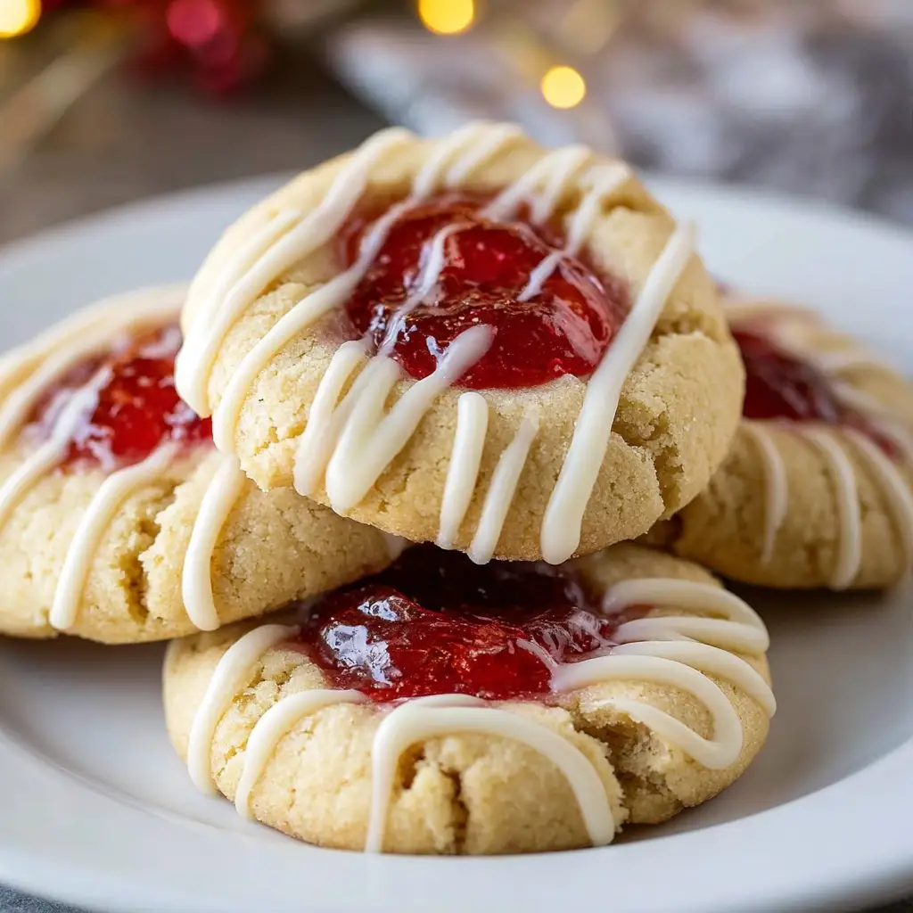 Chocolate Cherry Christmas Cookies!
