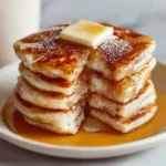 Fluffy Lemon Blueberry Pancakes with Fresh Lemon Zest and Berries