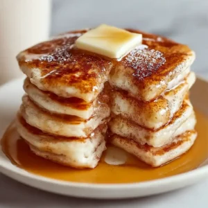 Irresistible Cinnamon Roll Pancakes with Cream Cheese Glaze