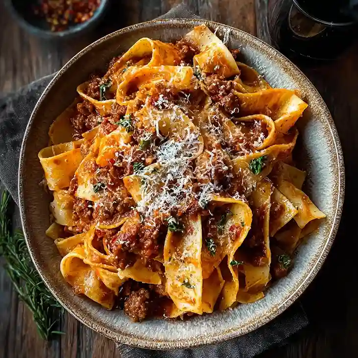 Creamy Calabrian Chili Pappardelle