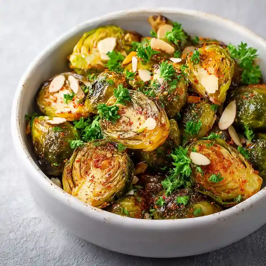 Crispy Vegan Brussels Sprouts