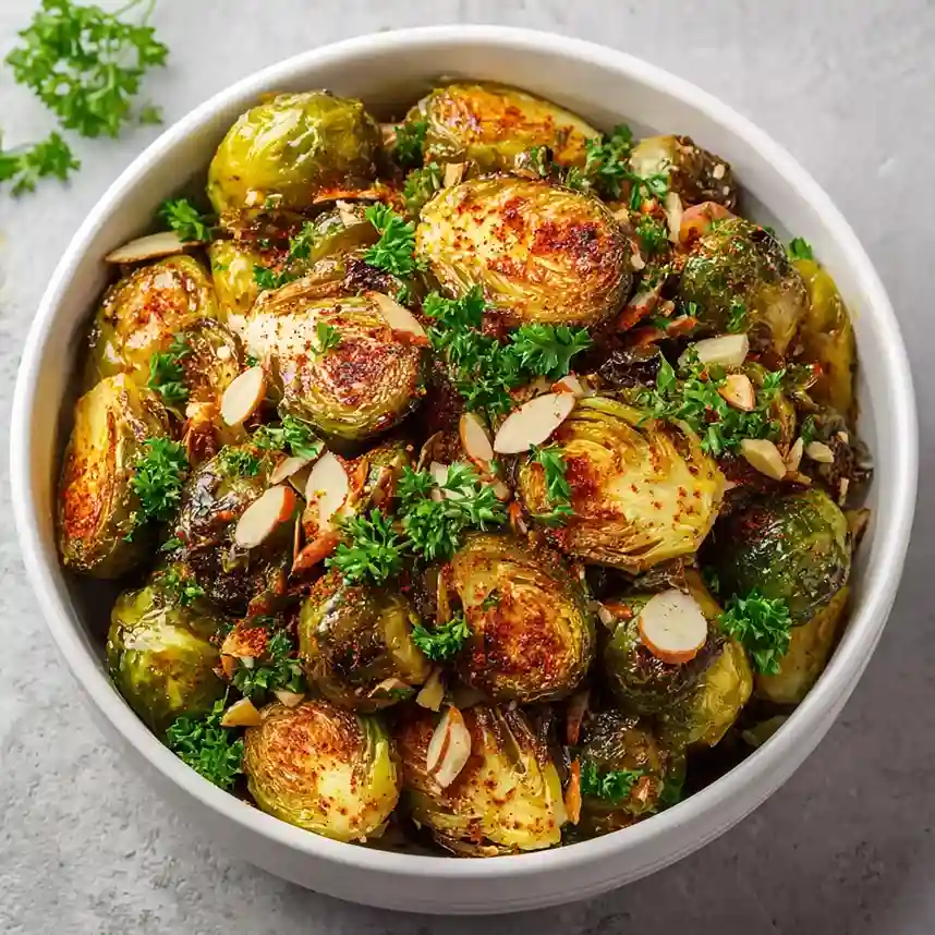 Crispy Vegan Brussels Sprouts
