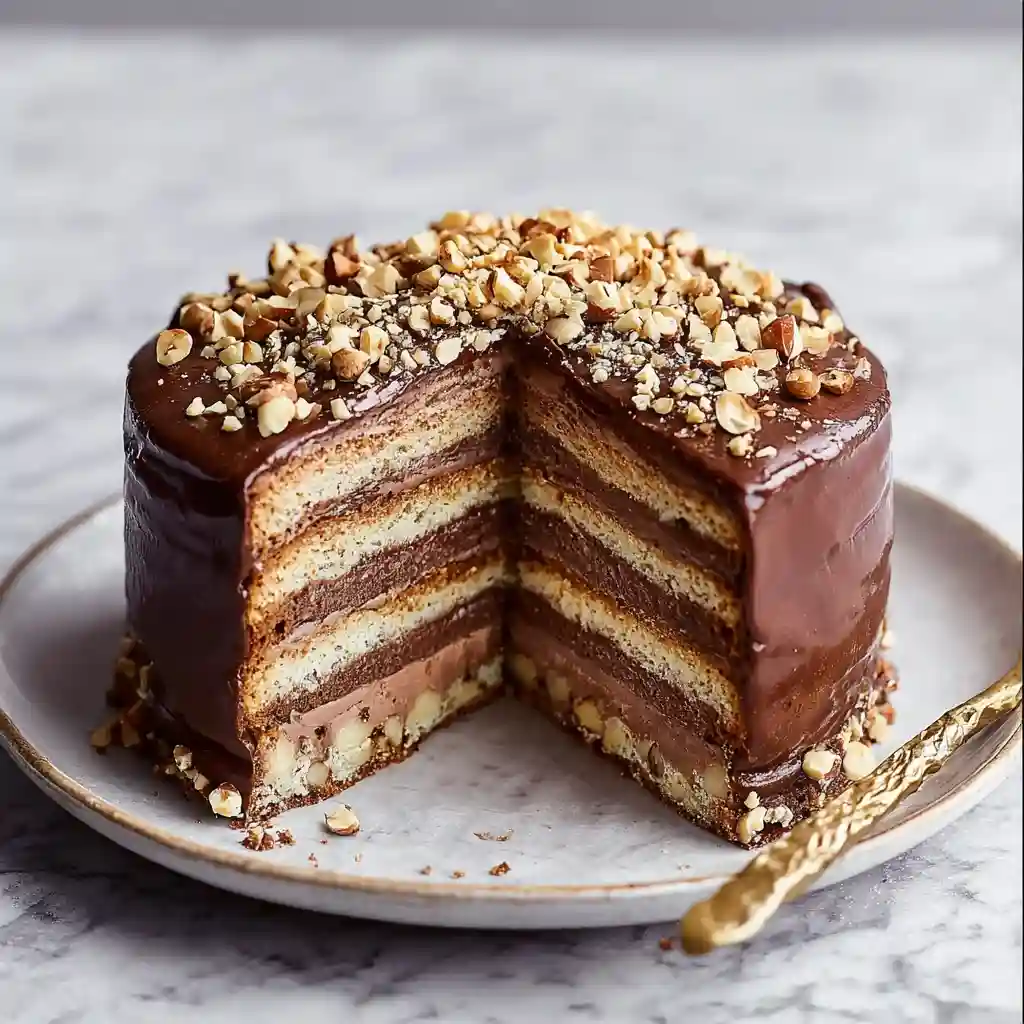 Decadent Hazelnut And Chocolate Hazelnut Cake to Impress