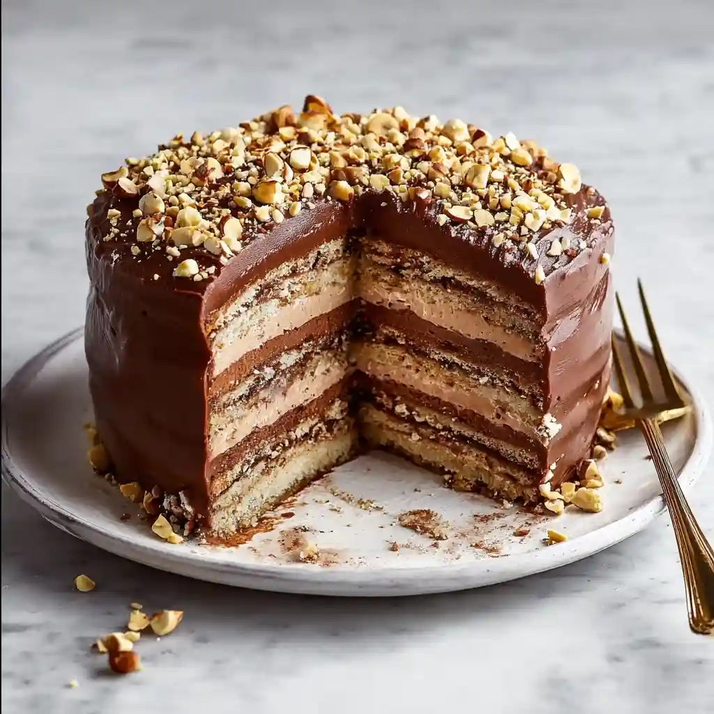 Decadent Hazelnut And Chocolate Hazelnut Cake to Impress