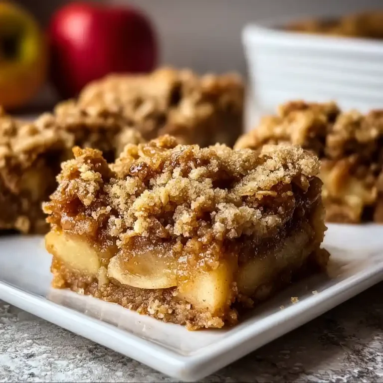 Easy Apple Crisp Bars