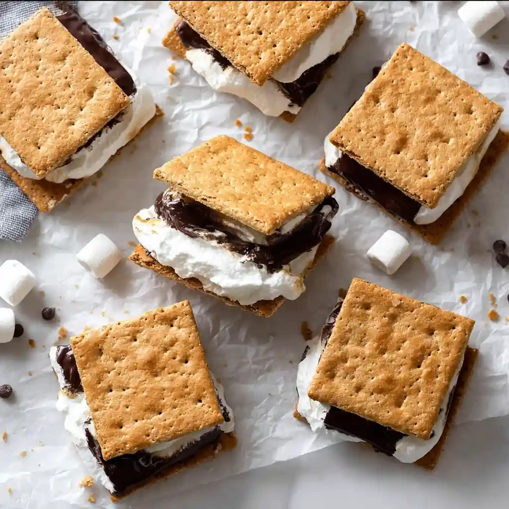 Easy Frozen Protein S’mores Bars
