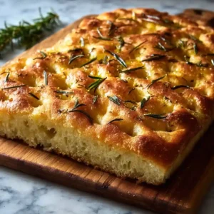 Focaccia Bread (Overnight Refrigerator Method)