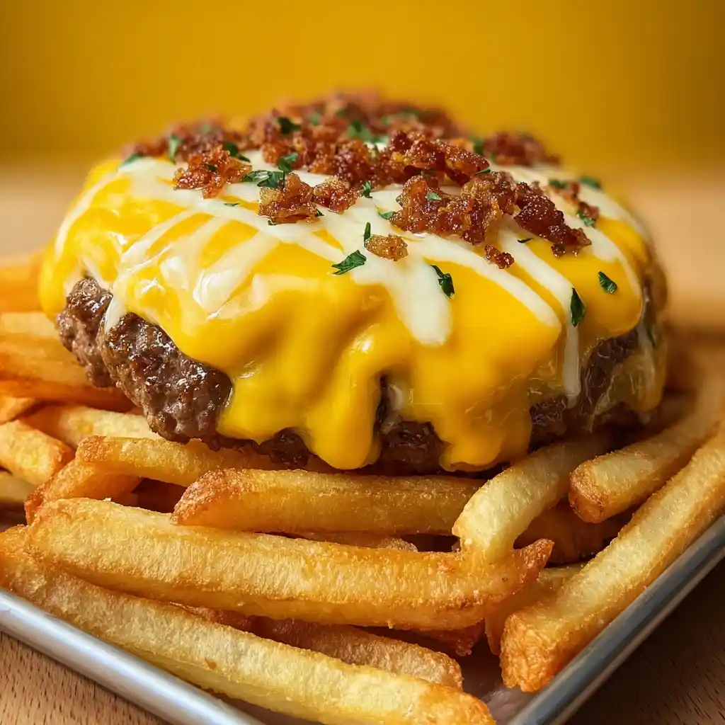 French Fry Cheeseburger Recipe
