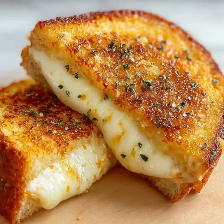 Garlic Bread Grilled Cheese