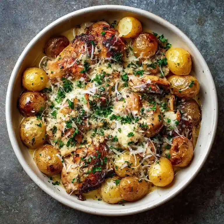 Garlic Parmesan Chicken & Potatoes
