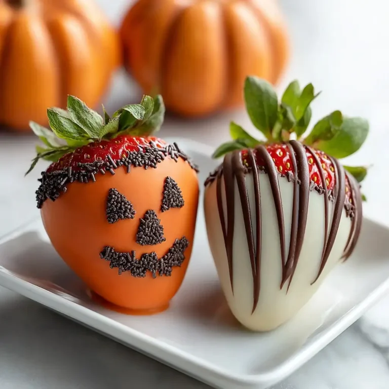 Halloween Chocolate Covered Strawberries