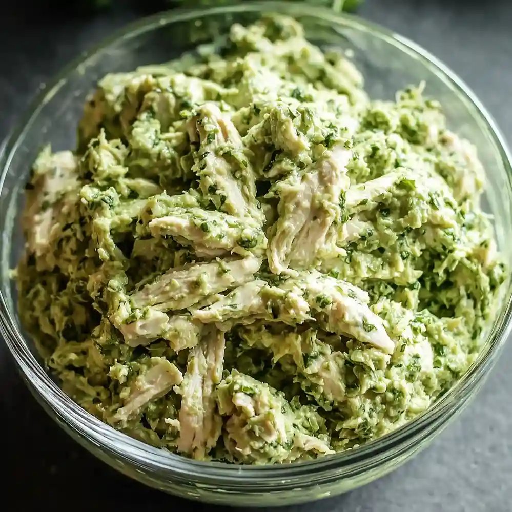 Healthy Green Goddess Chicken Salad