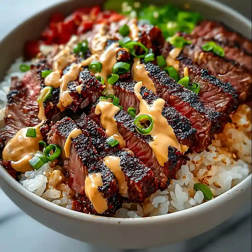 Korean BBQ Steak Bowls
