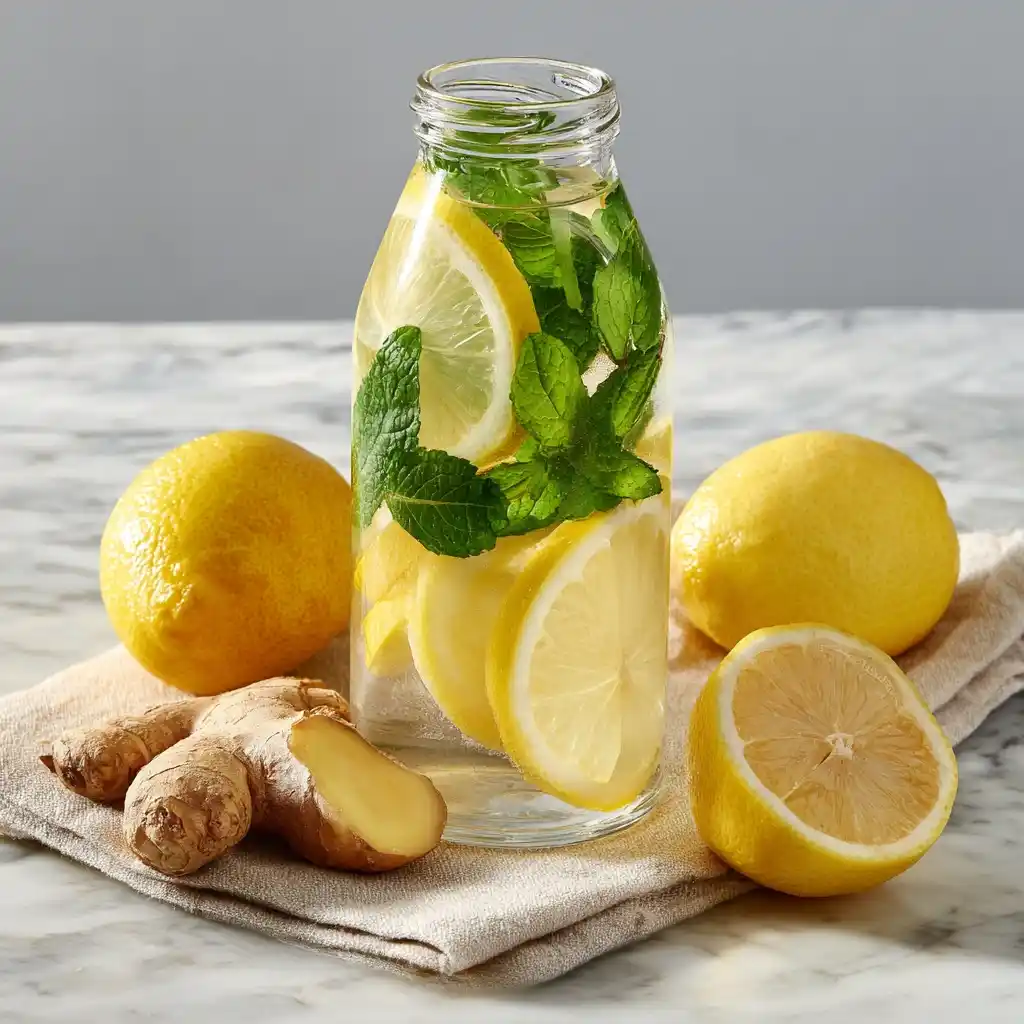 Lemon Ginger Detox Water