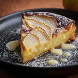 Pear Clafoutis (Simple, Elegant French Custard Dessert)