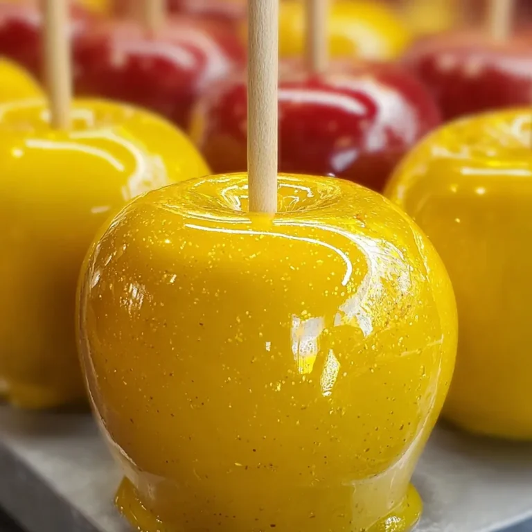 Pineapple Lemonade Candy Apples