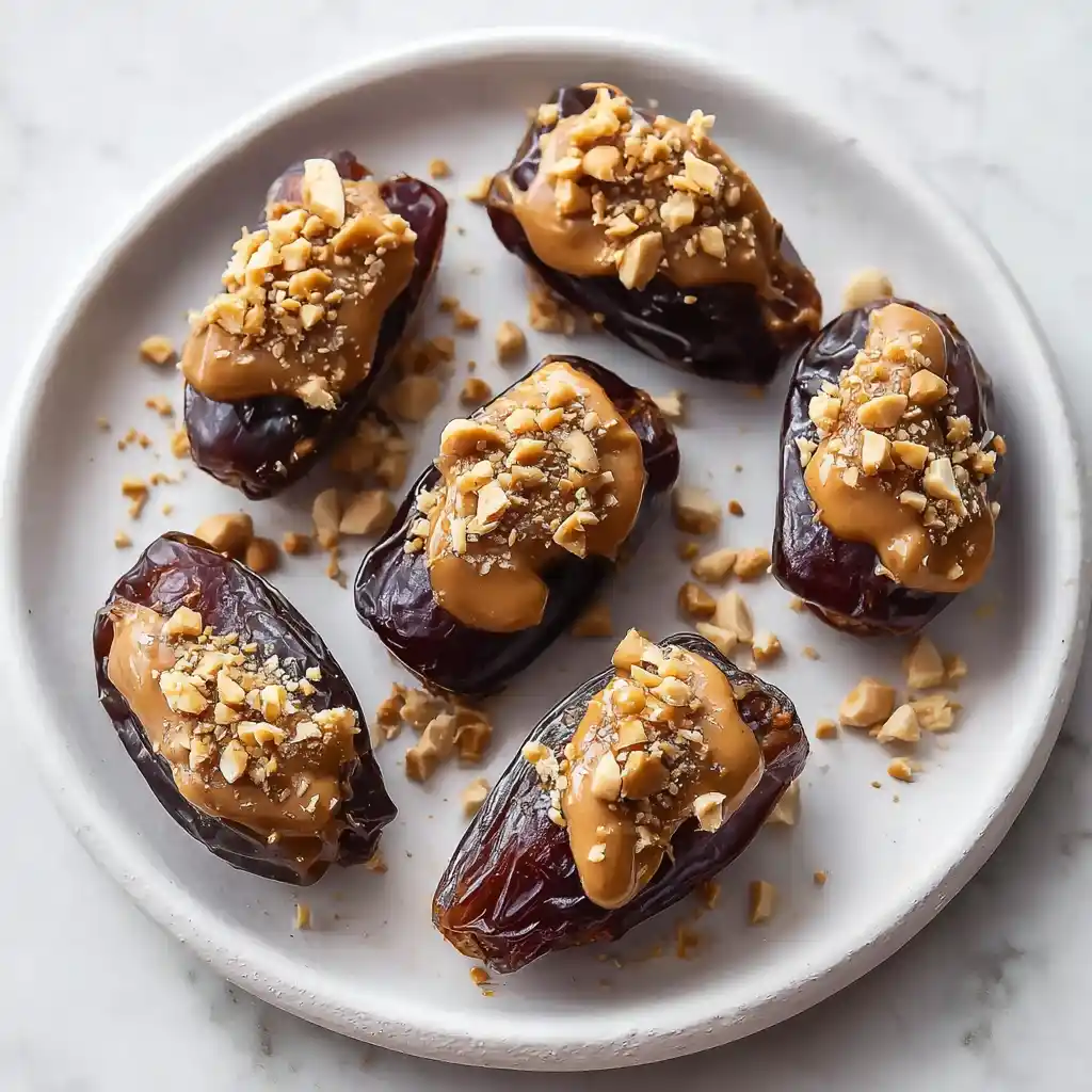 Snickers Stuffed Dates