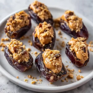 Quick & Tasty: Snickers Stuffed Dates in 10 Minutes