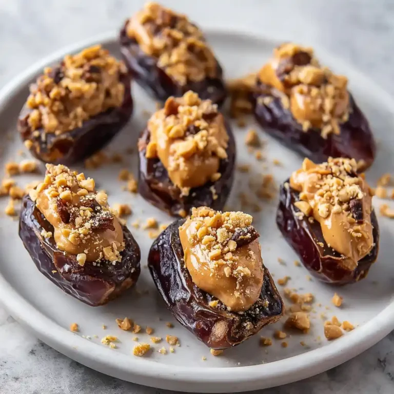Snickers Stuffed Dates