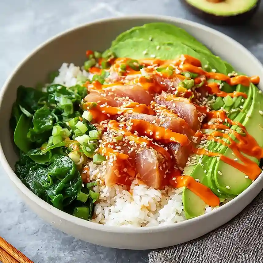 Quick and Flavorful Spicy Tuna Rice Bowl in 20 Minutes