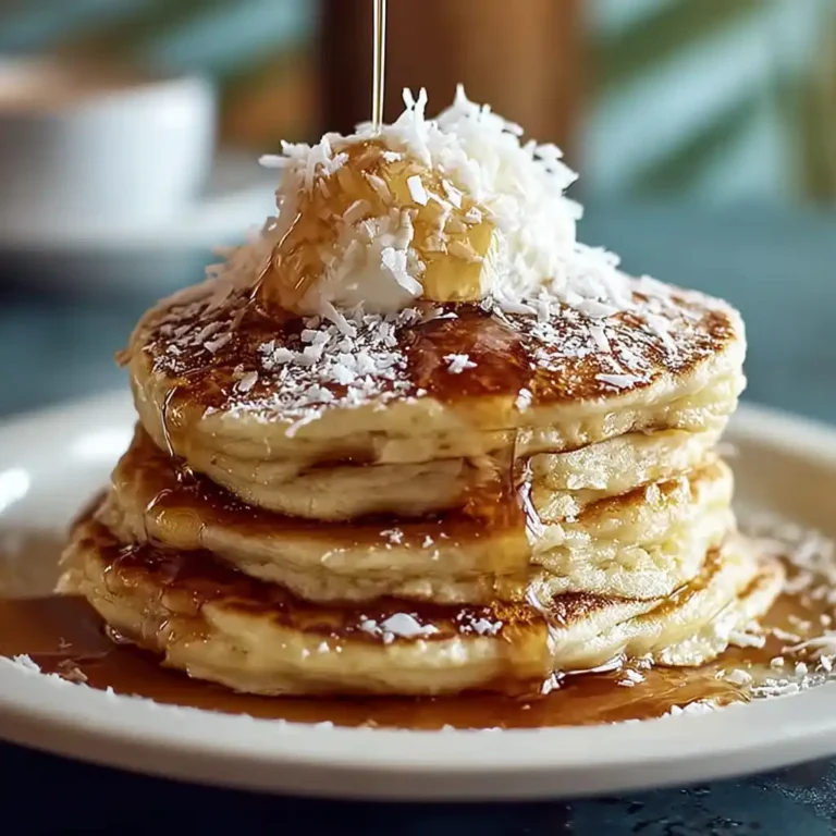 Ultimate Sweet Coconut Cream Pancakes
