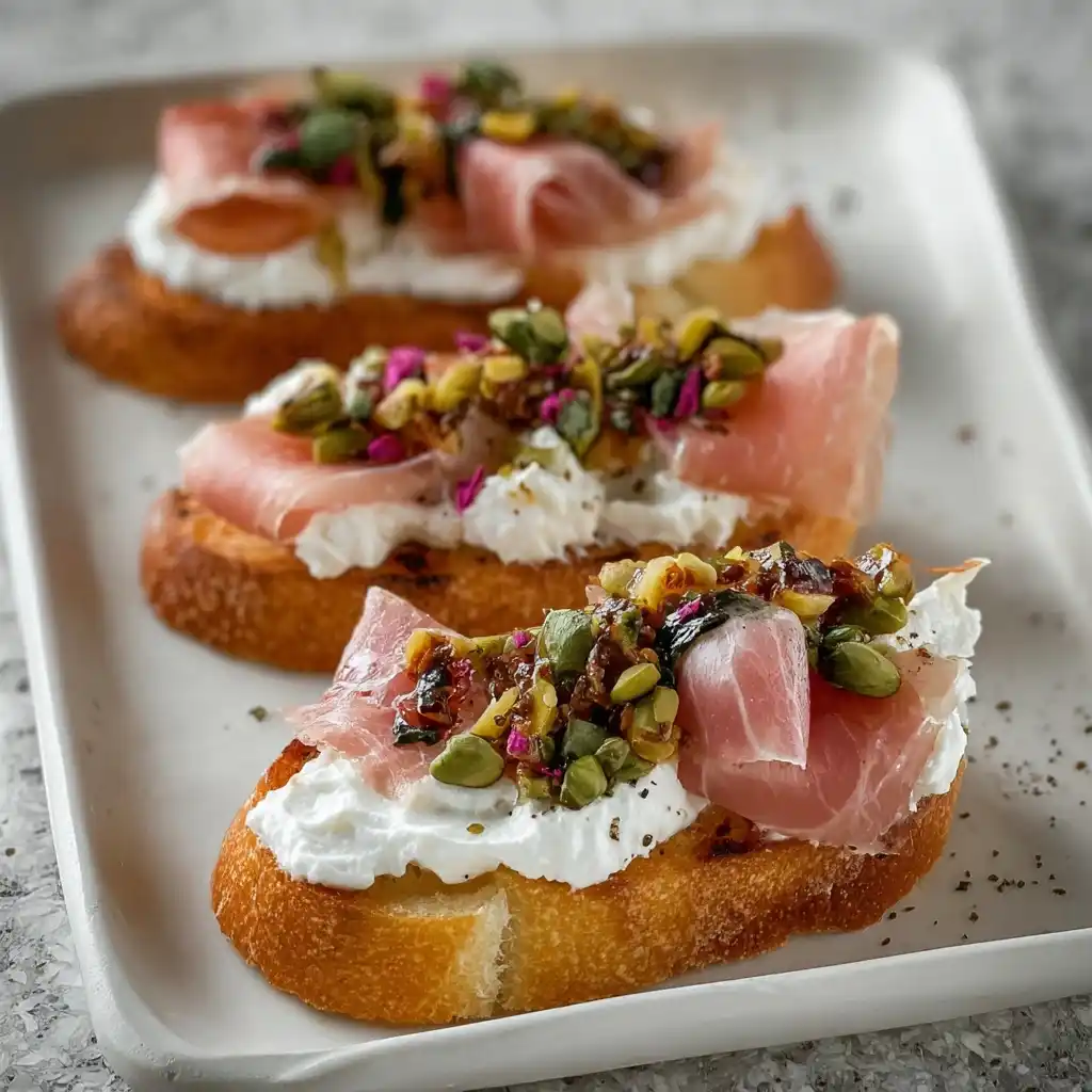 Whipped Ricotta Crostini
