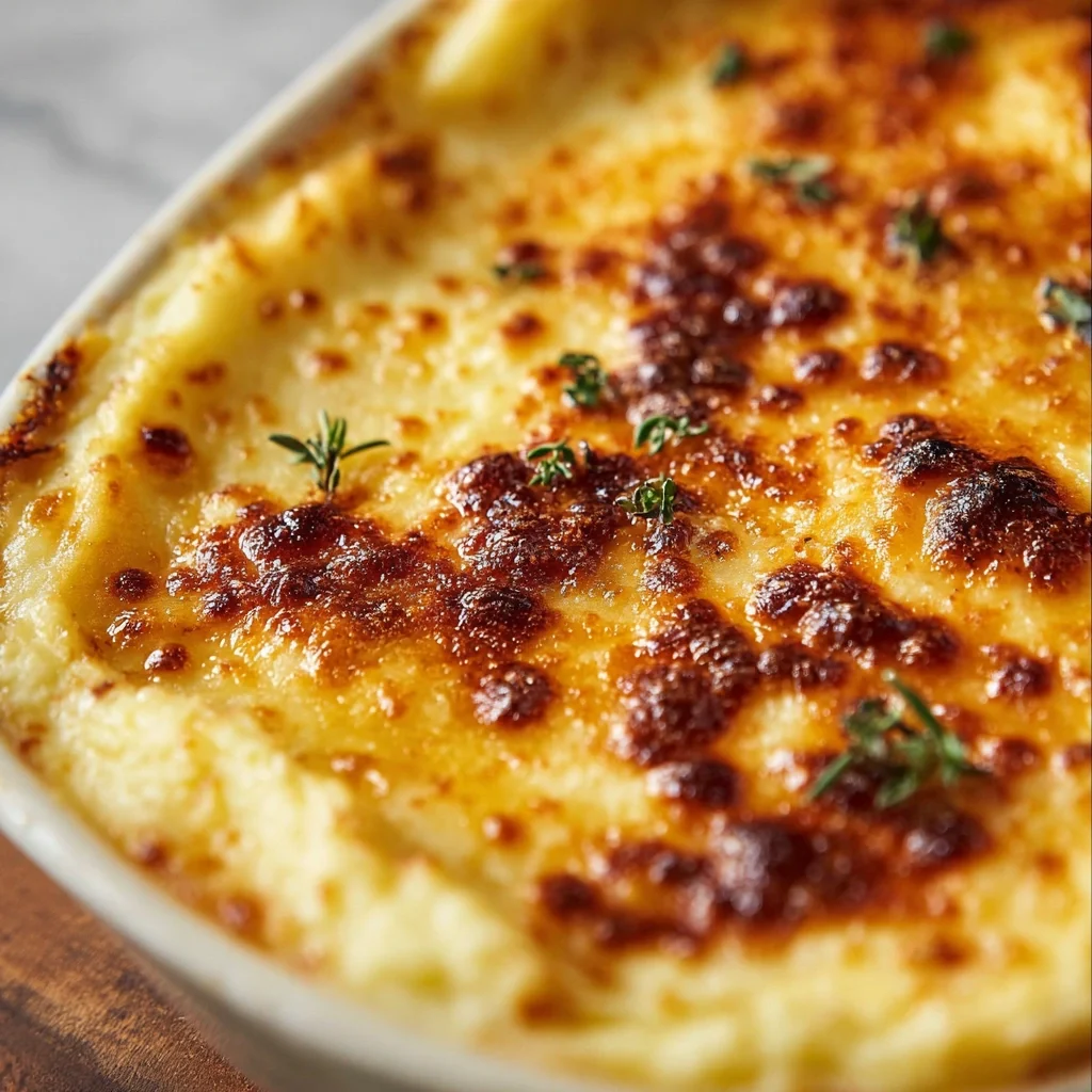 Baked Mashed Potatoes With Cheddar And Parmesan Recipe Baked Mashed Potatoes Cheddar Parmesan Recipe