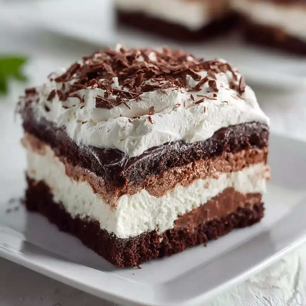 Brownie Refrigerator Cake