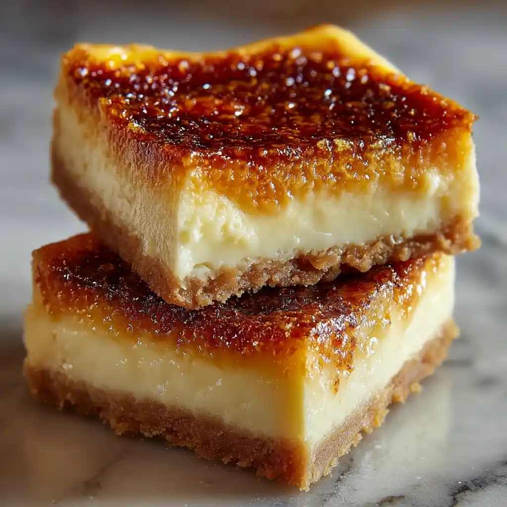 Crème Brûlée Cheesecake Bars