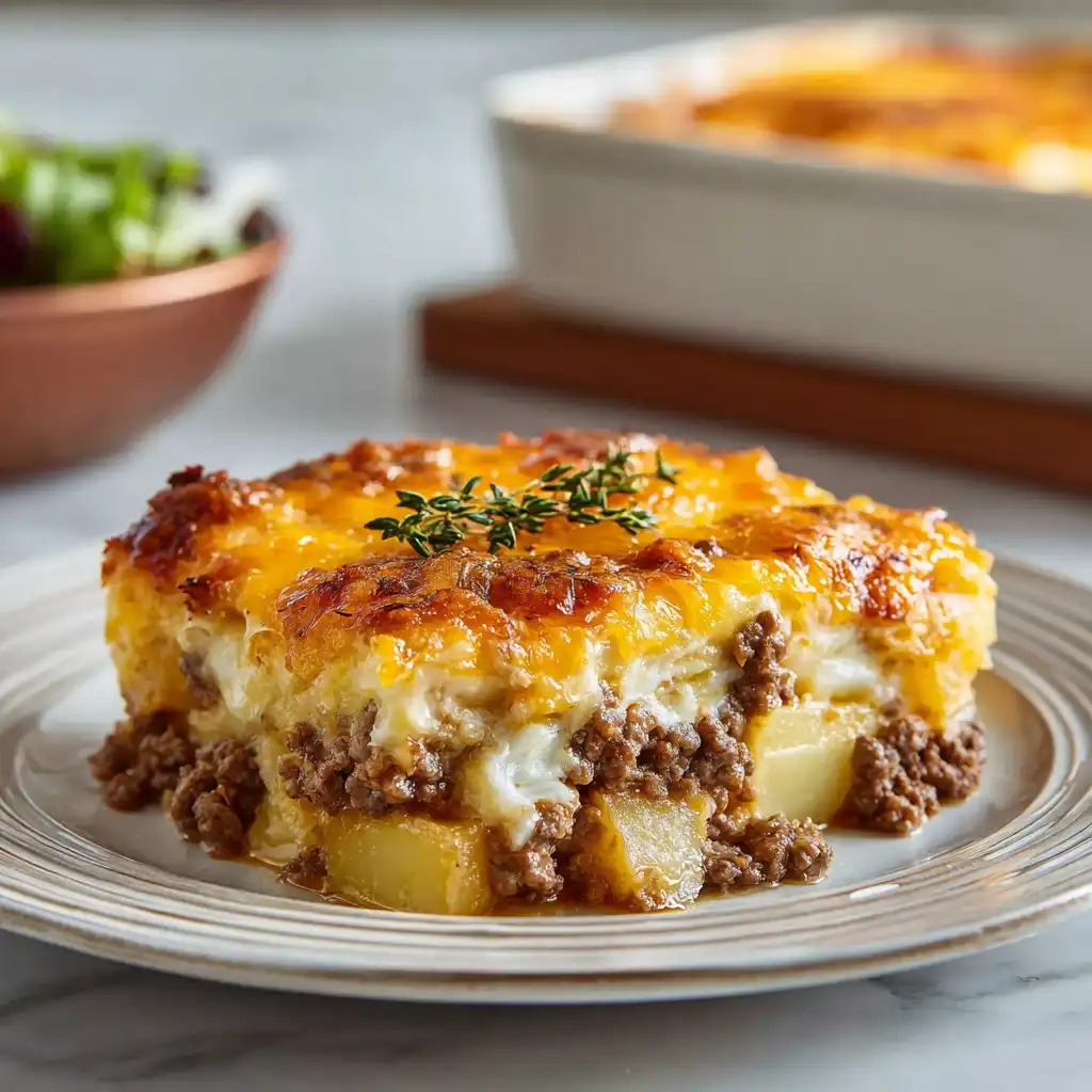 Hamburger Potato Casserole