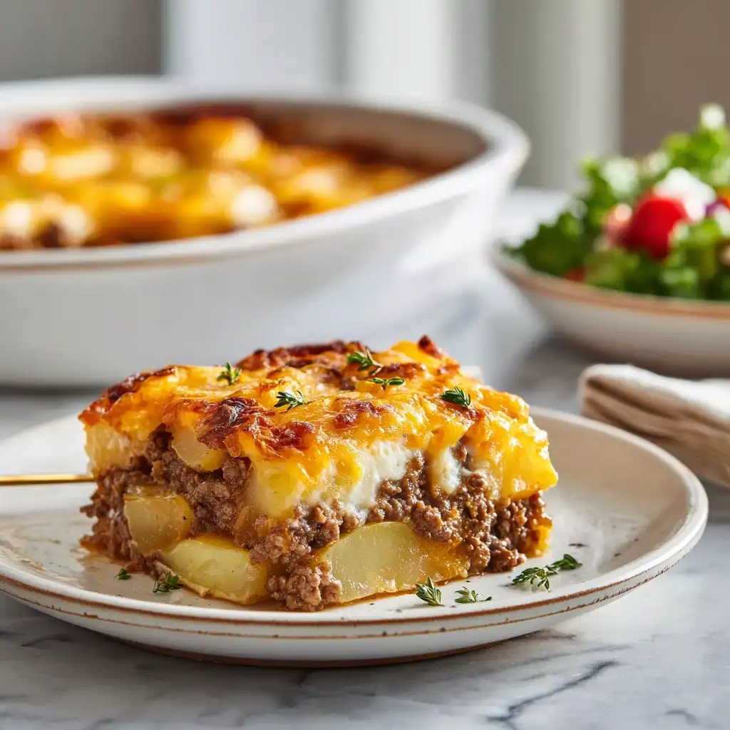 Hamburger Potato Casserole