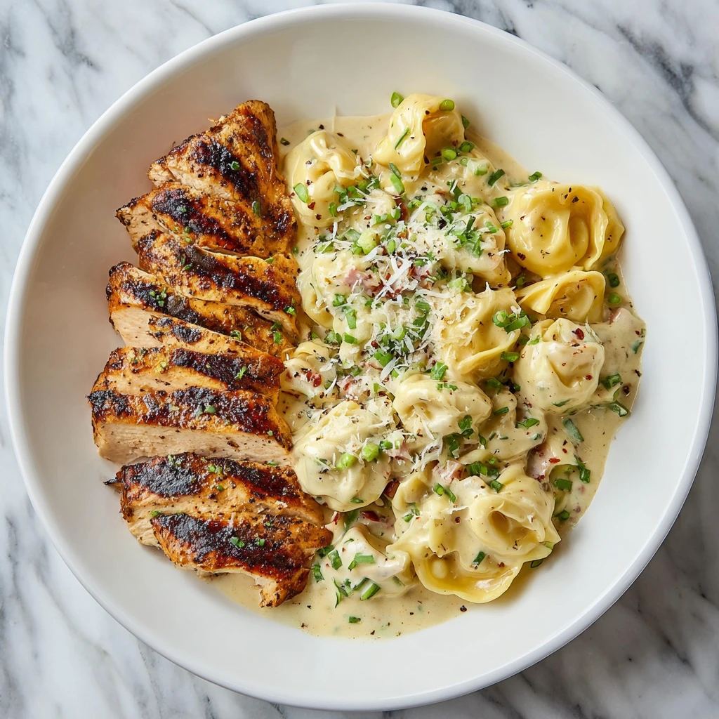 Asiago Chicken Tortellini Alfredo Recipe Easy Grilled Chicken Asiago Tortellini Homemade Asiago Alfredo Tortellini Best Ch...