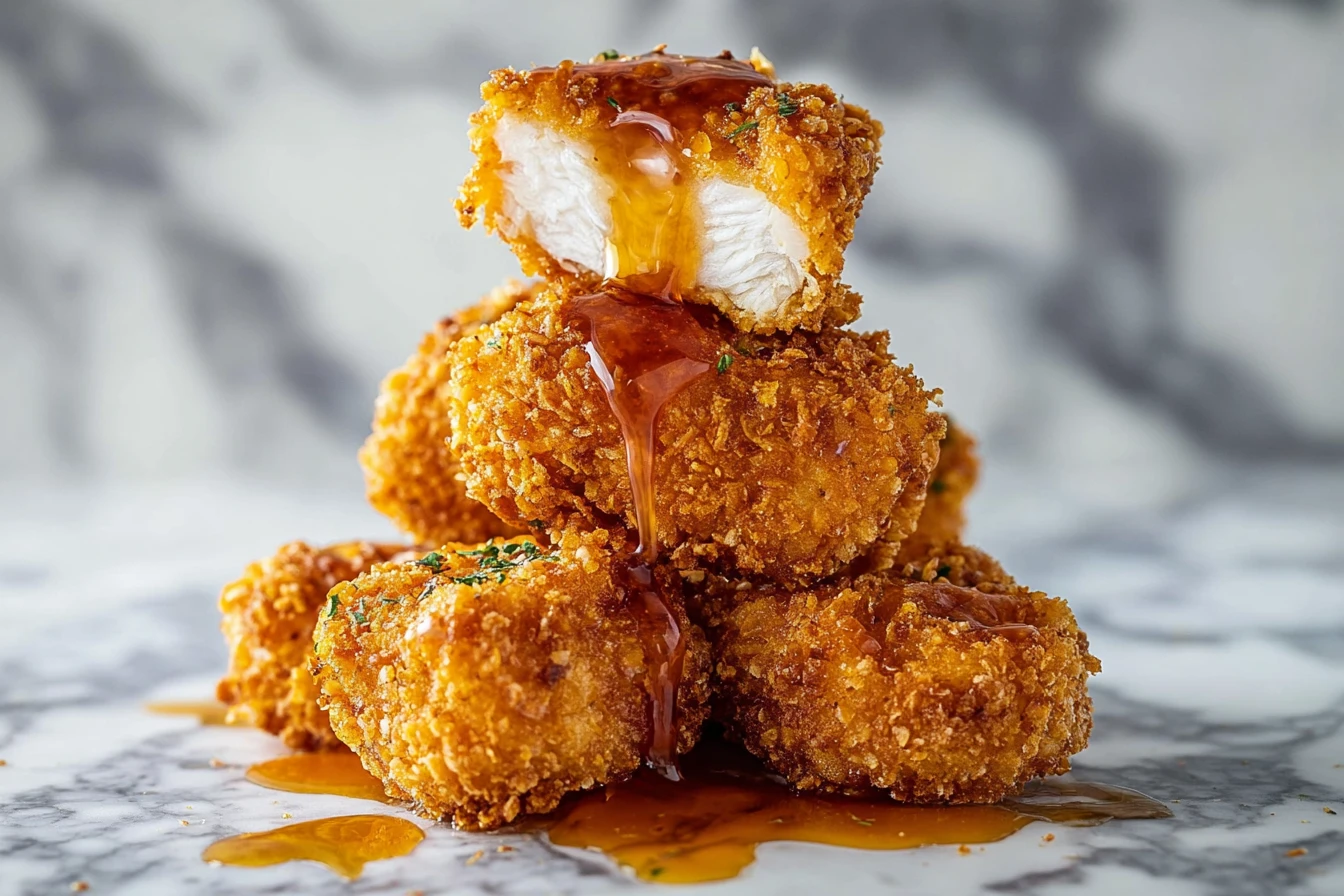 Baked Crunchy Hot Honey Chicken Recipe Easy Spicy Hot Honey Chicken Bake Crispy Honey Chicken Oven Recipe Best Baked Honey...