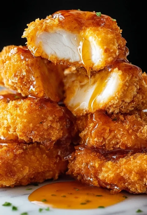 Baked Crunchy Hot Honey Chicken Recipe Easy Spicy Hot Honey Chicken Bake Crispy Honey Chicken Oven Recipe Best Baked Honey...