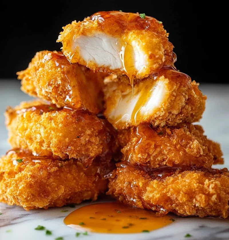 Baked Crunchy Hot Honey Chicken Recipe Easy Spicy Hot Honey Chicken Bake Crispy Honey Chicken Oven Recipe Best Baked Honey...