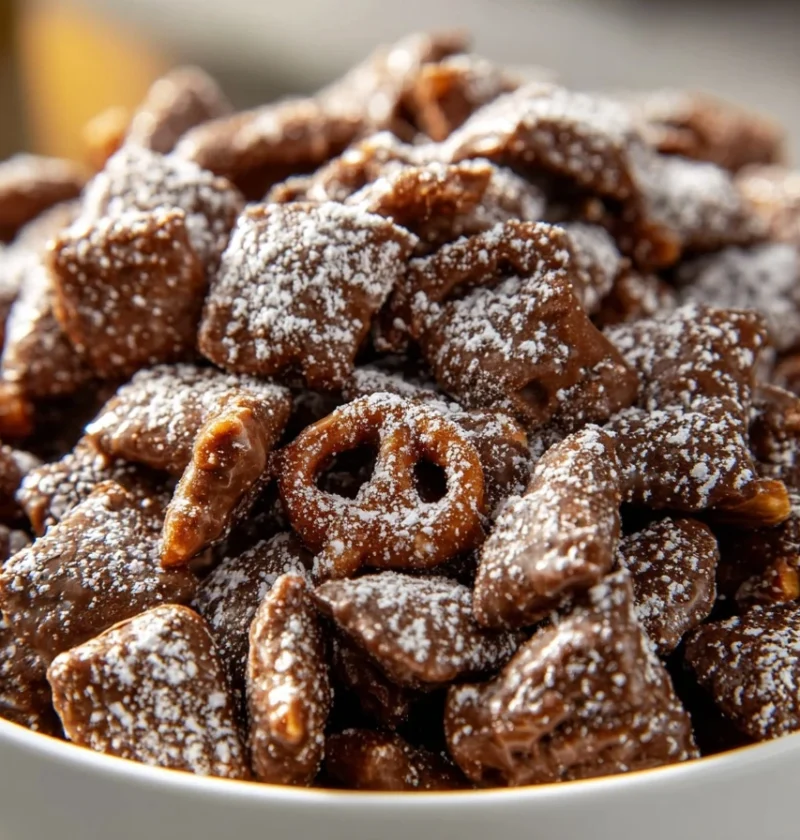 Best Chocolate Caramel Puppy Chow Recipe Homemade Chocolate Caramel Puppy Chow Mix Gluten Free Chocolate Caramel Puppy Cho...