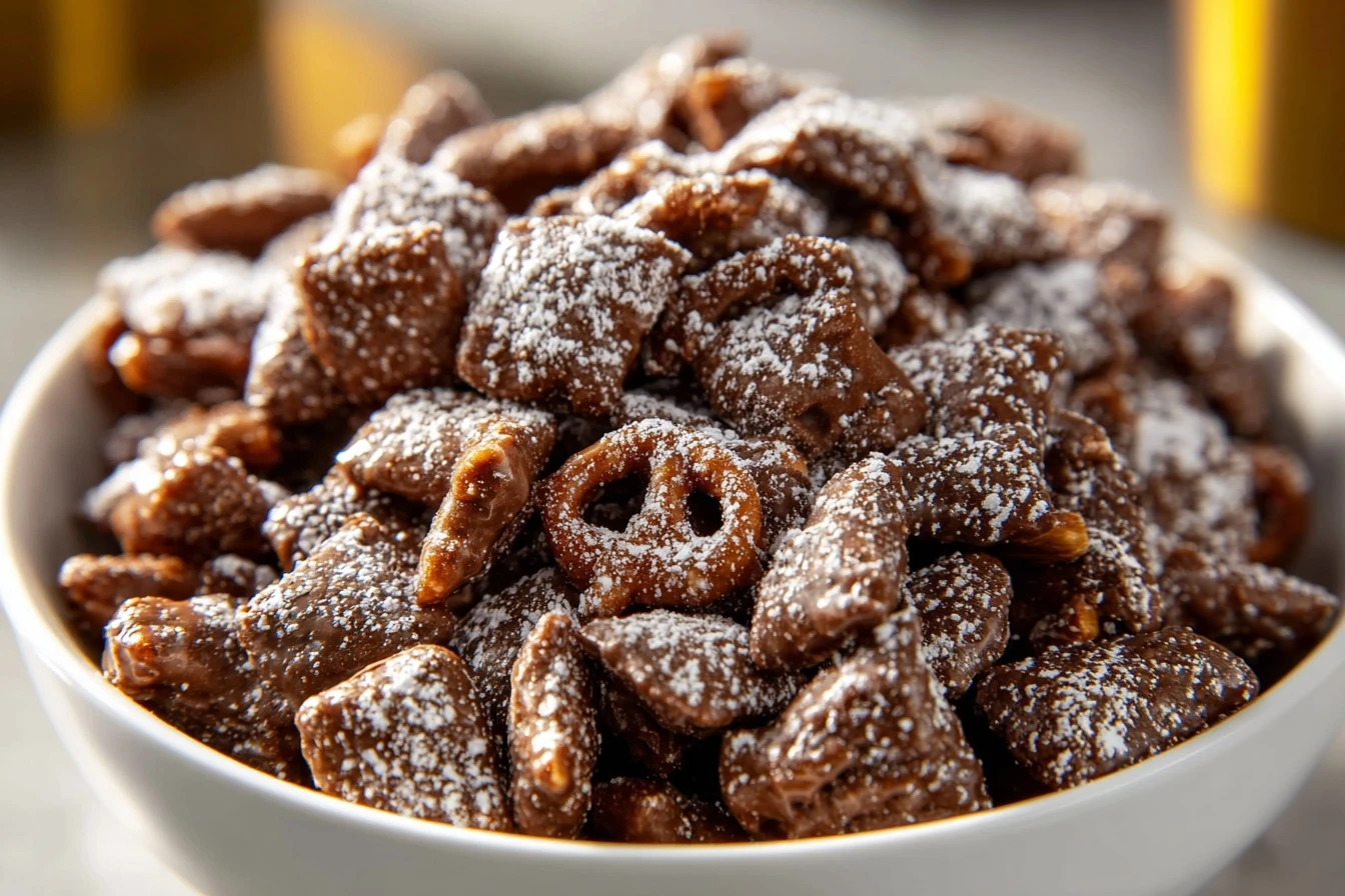 Chocolate Caramel Puppy Chow