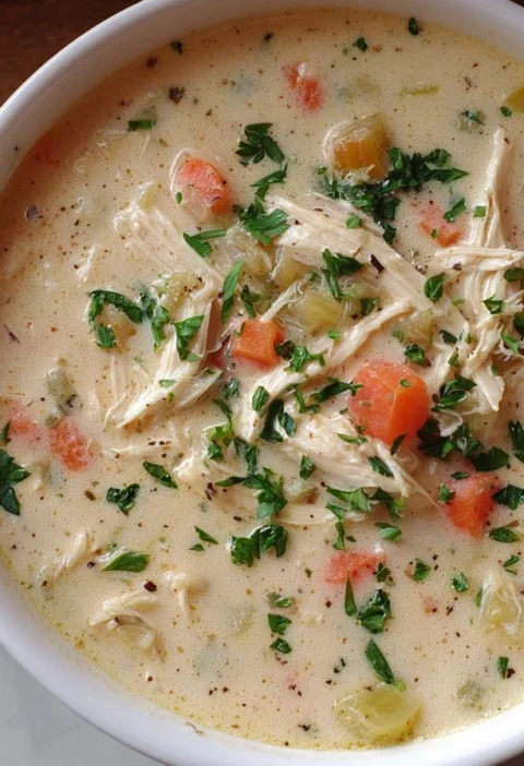 Best Creamy Rotisserie Chicken Soup Recipe Easy Rotisserie Chicken Soup Homemade Healthy Creamy Chicken Soup With Rotisser...