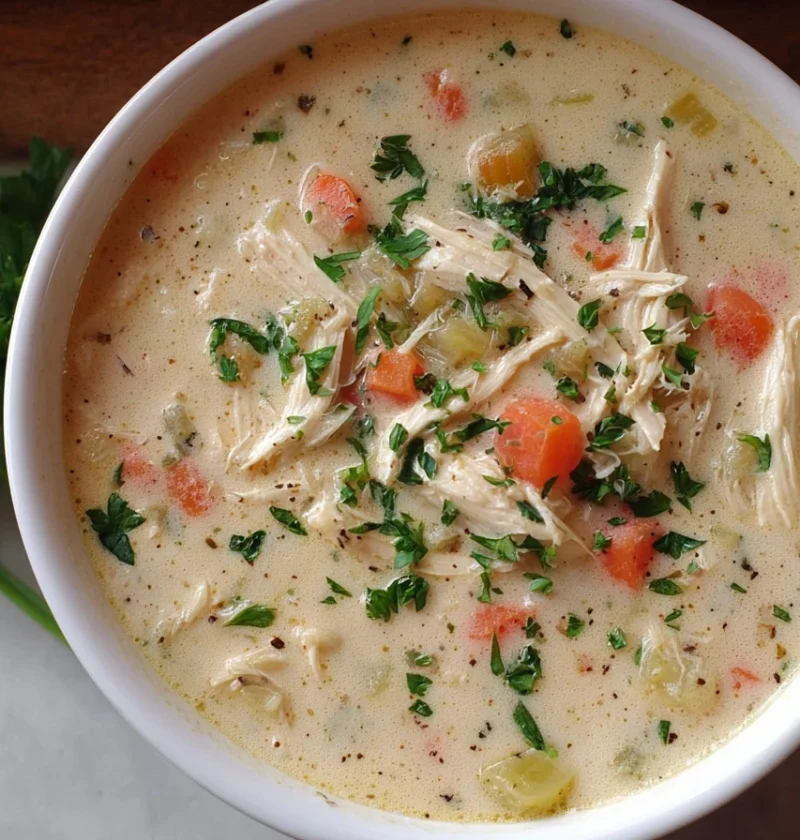 Best Creamy Rotisserie Chicken Soup Recipe Easy Rotisserie Chicken Soup Homemade Healthy Creamy Chicken Soup With Rotisser...