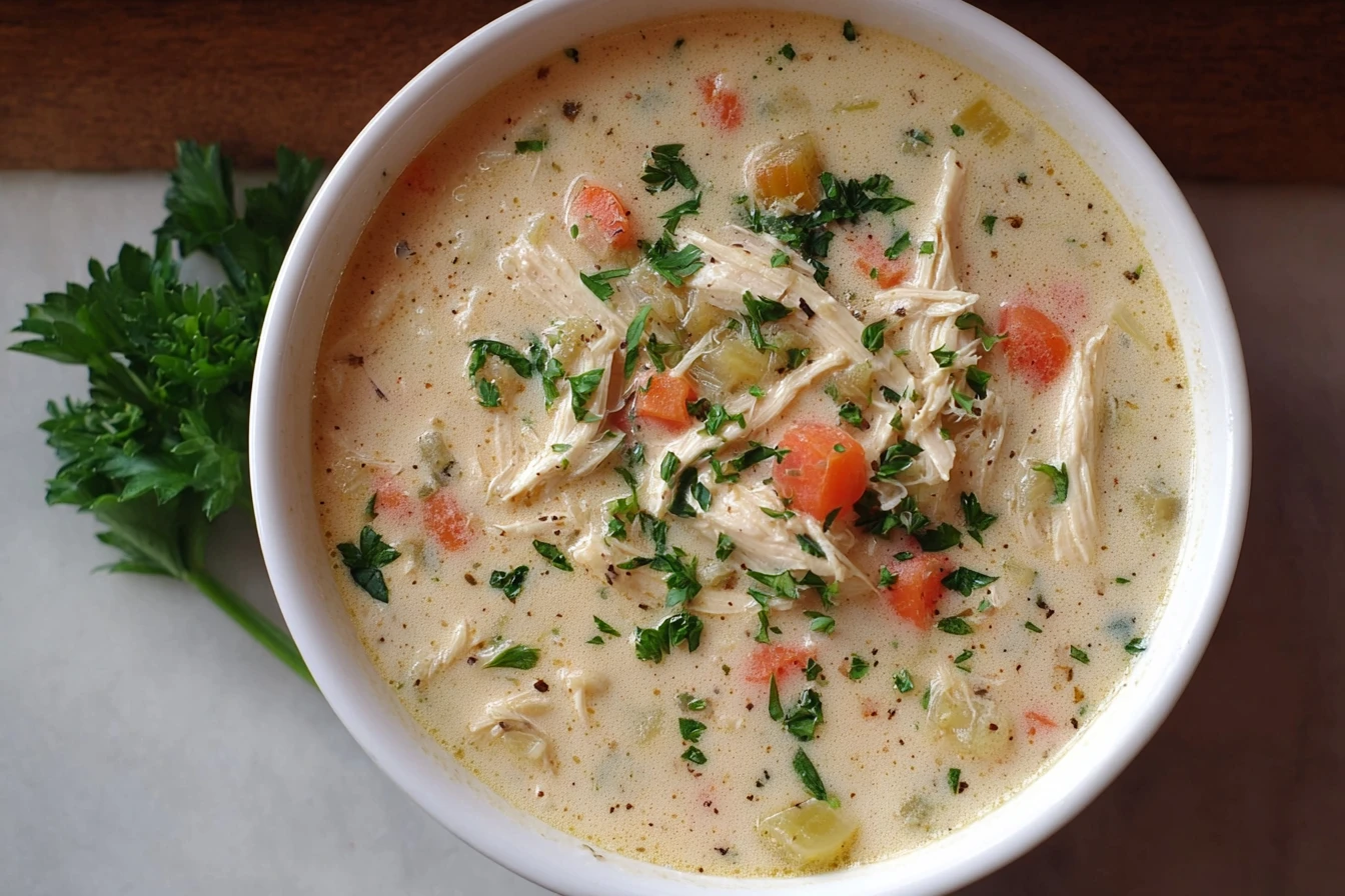 Best Ever Creamy Rotisserie Chicken Soup Recipe