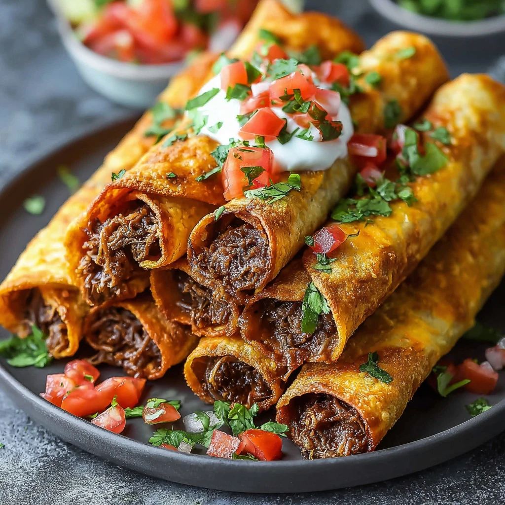Best Crispy Beef Taquitos Recipe Homemade Crispy Beef Taquitos Melted Cheese Beef Taquitos Cooking Tips How To Make Crispy...