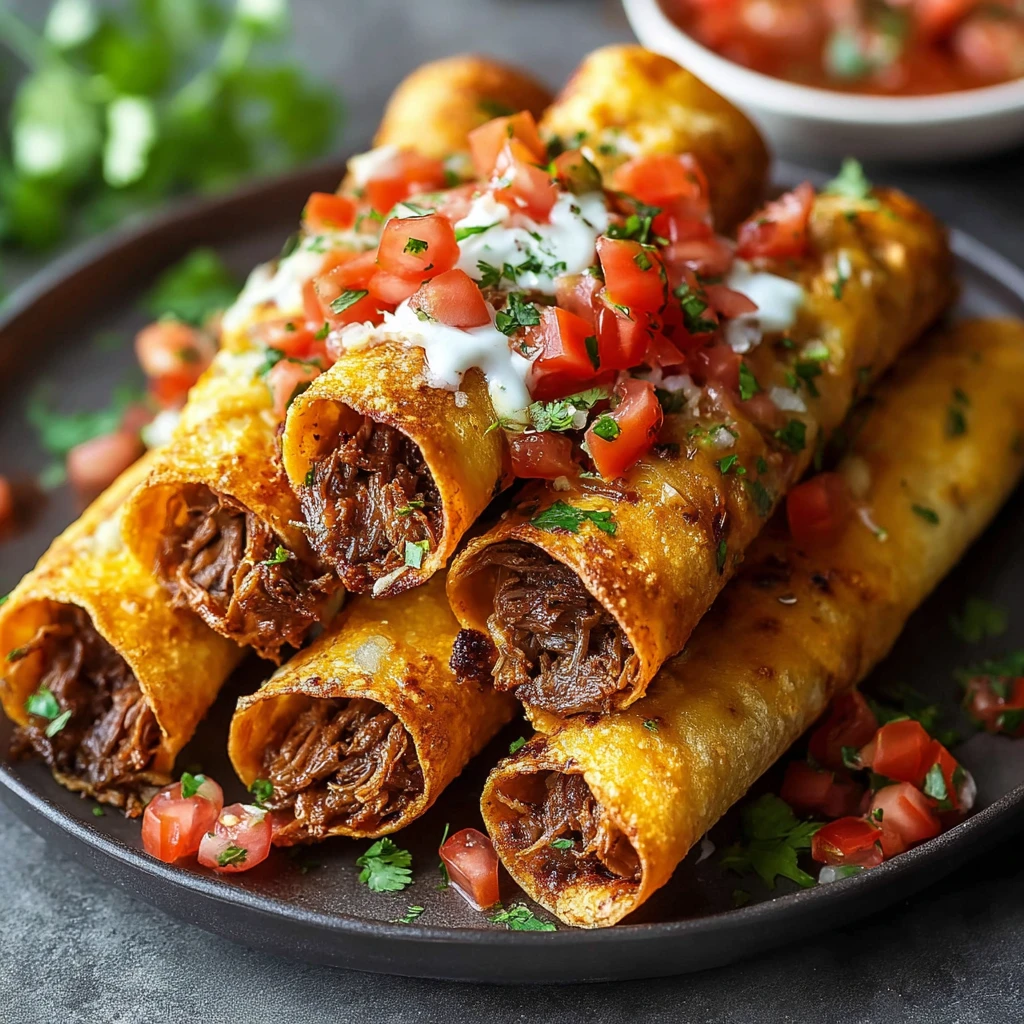 Best Crispy Beef Taquitos Recipe Homemade Crispy Beef Taquitos Melted Cheese Beef Taquitos Cooking Tips How To Make Crispy...