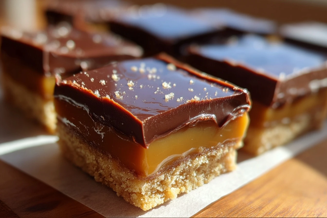 Best Millionaire Shortbread Recipe Easy Millionaire Shortbread Caramel Homemade Caramel Chocolate Bars Gluten-free Million...