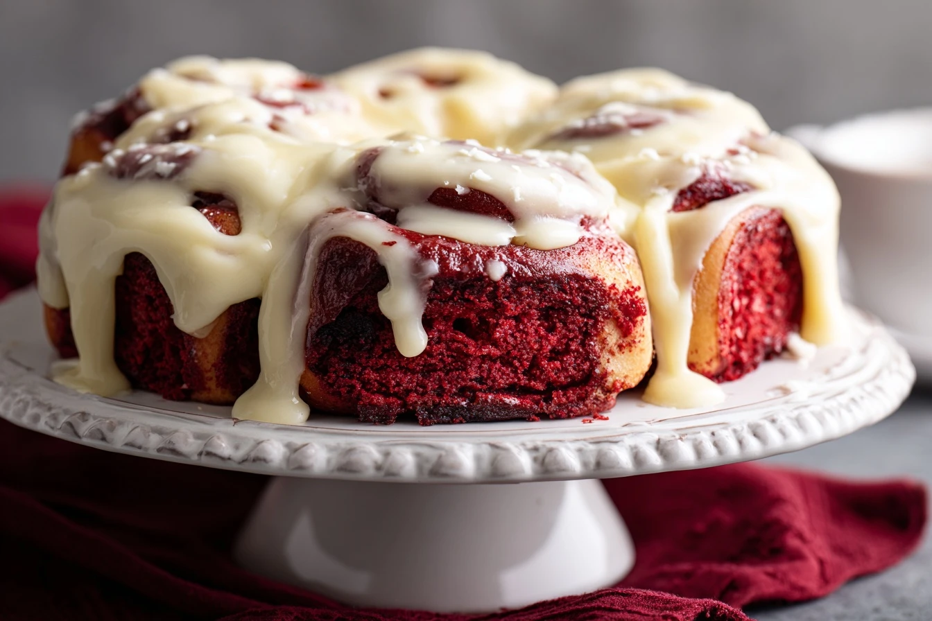 Red Velvet Cinnamon Rolls Recipe