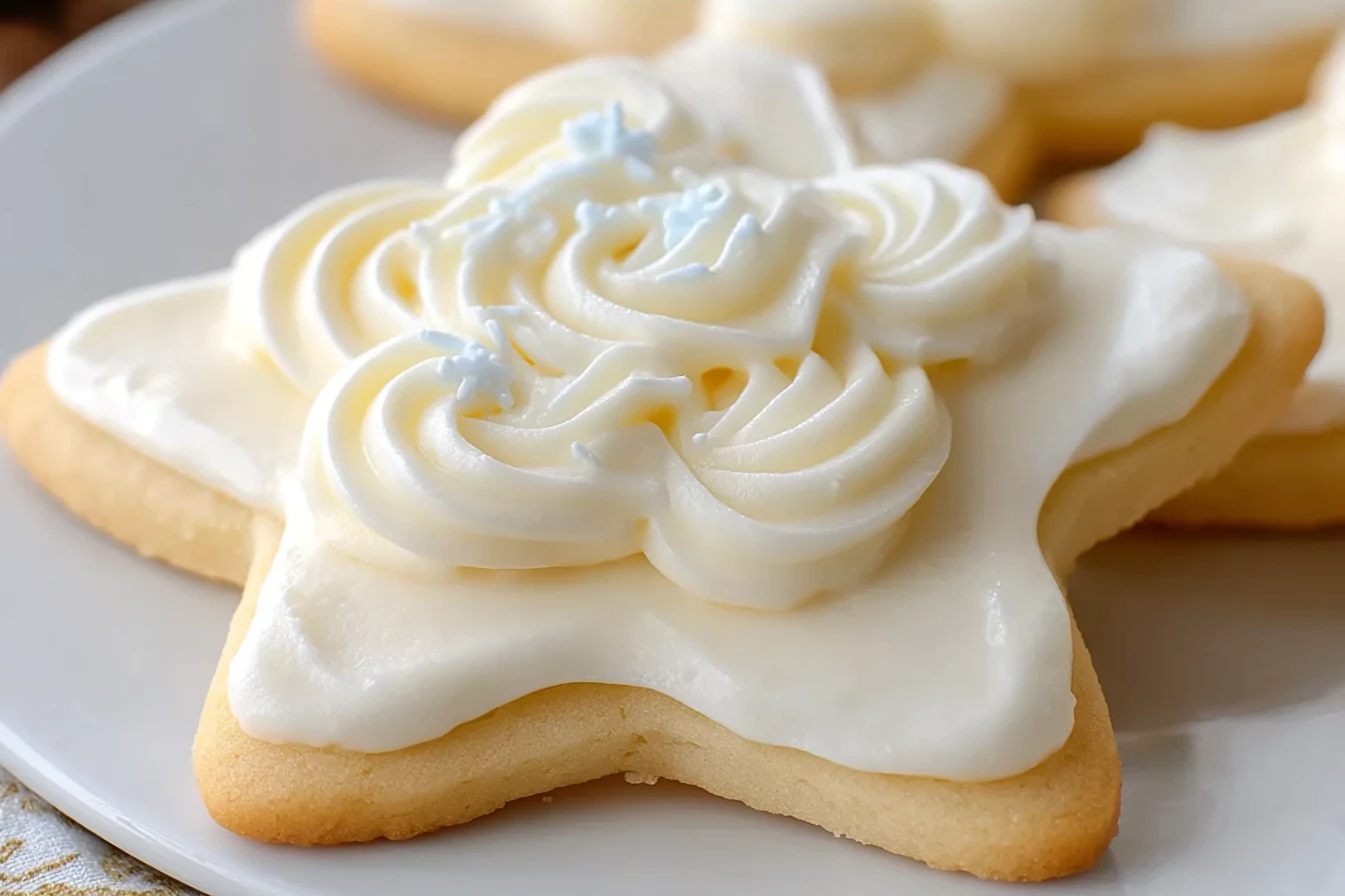 Best Sugar Cookie Frosting Recipe Easy Frosting For Sugar Cookies Homemade Frosting For Holiday Cookies Vegan Sugar Cookie...